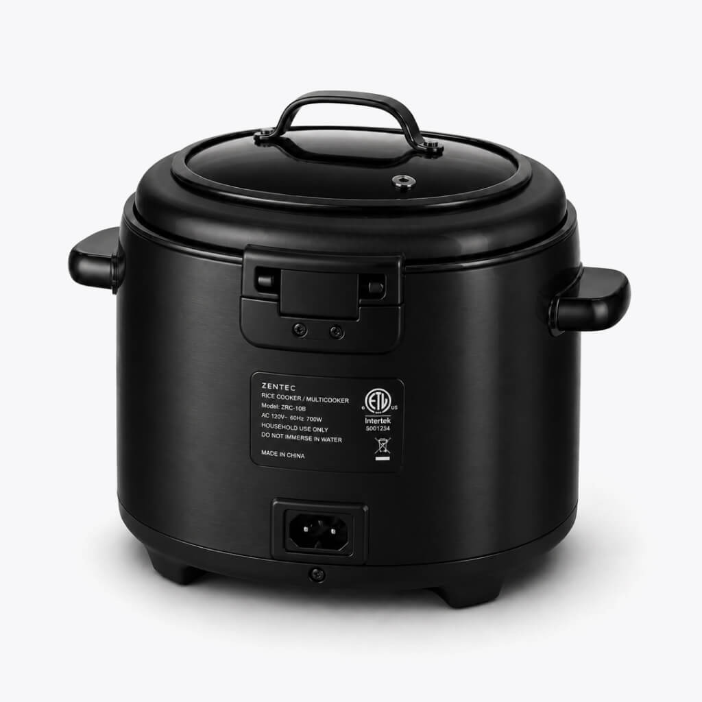 multi cooker midnight black back